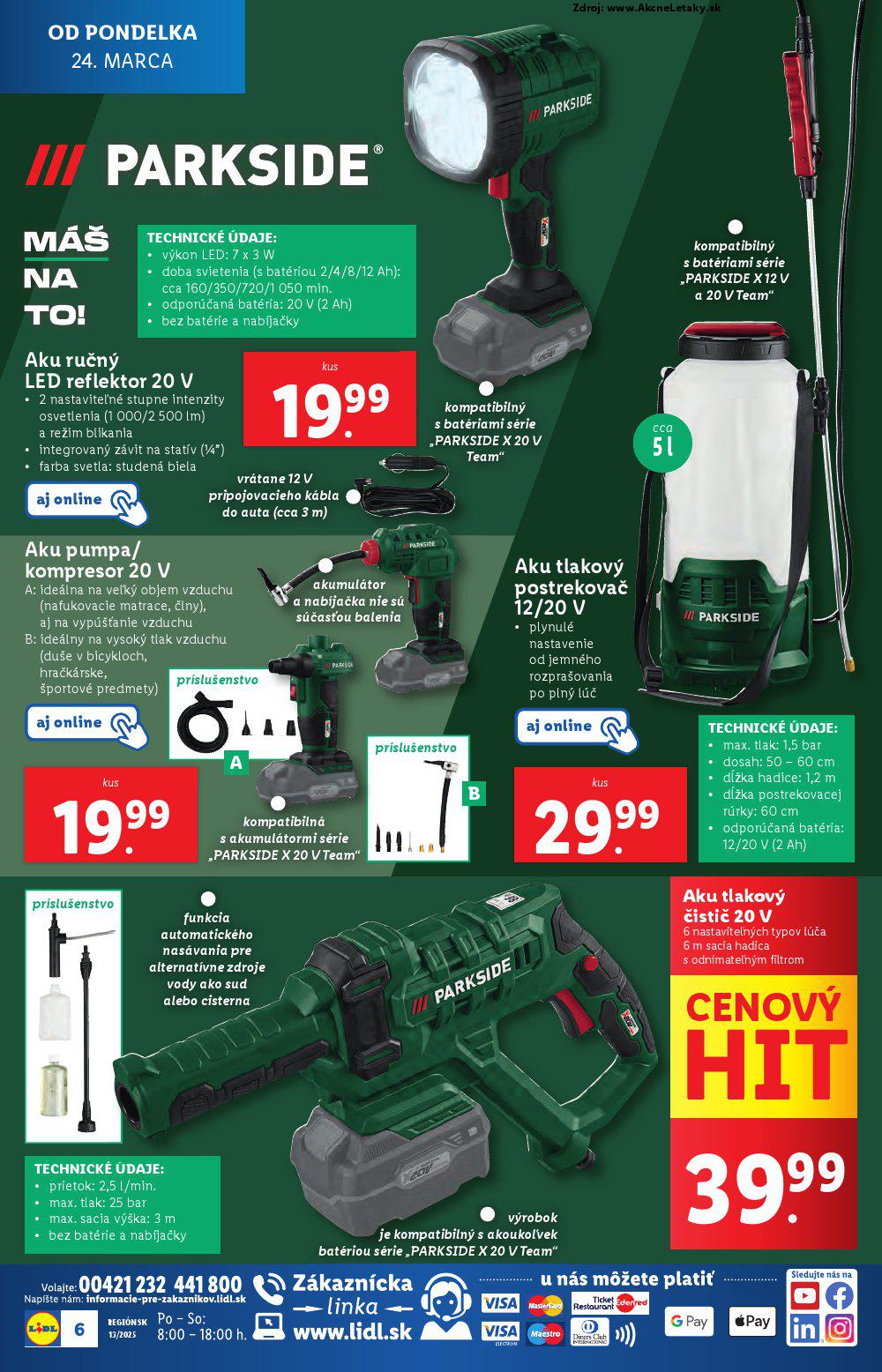 Leták Lidl (24. 3. - 30. 3. 2025) - strana 6 z 27