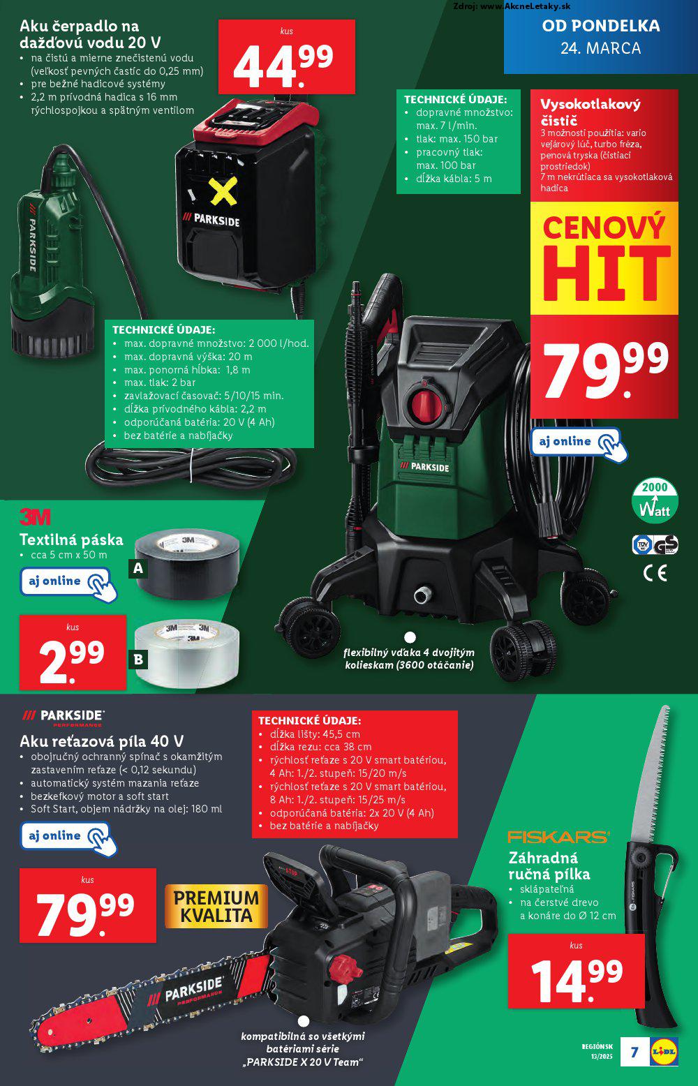 Leták Lidl (24. 3. - 30. 3. 2025) - strana 7 z 27