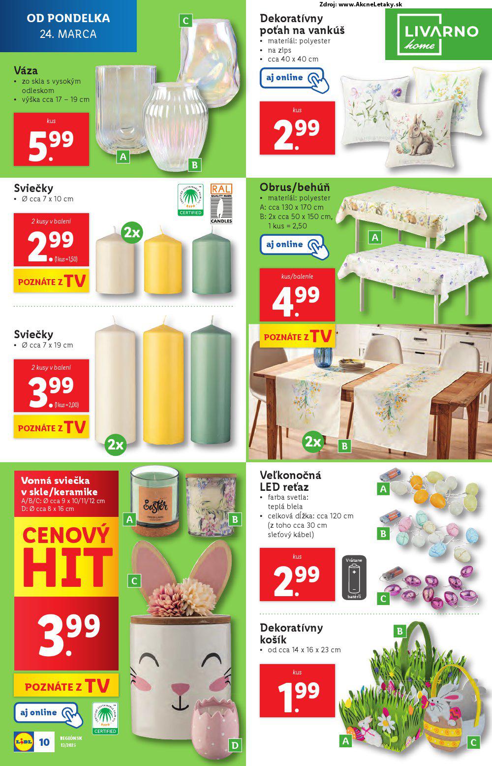 Leták Lidl (24. 3. - 30. 3. 2025) - strana 9 z 27