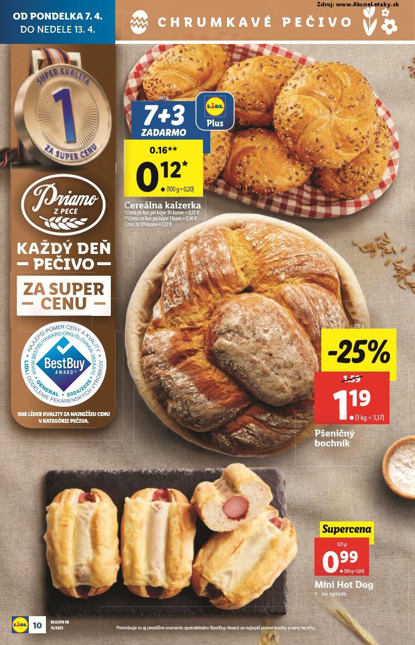 Leták Lidl (7. 4. - 13. 4. 2025) - strana 10 z 95
