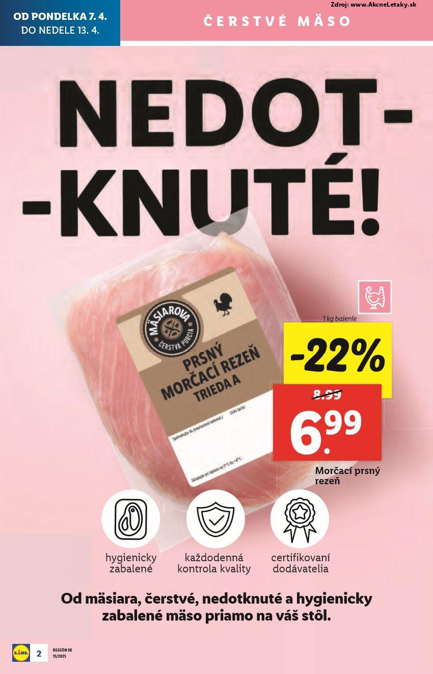 Leták Lidl (7. 4. - 13. 4. 2025) - strana 2 z 95