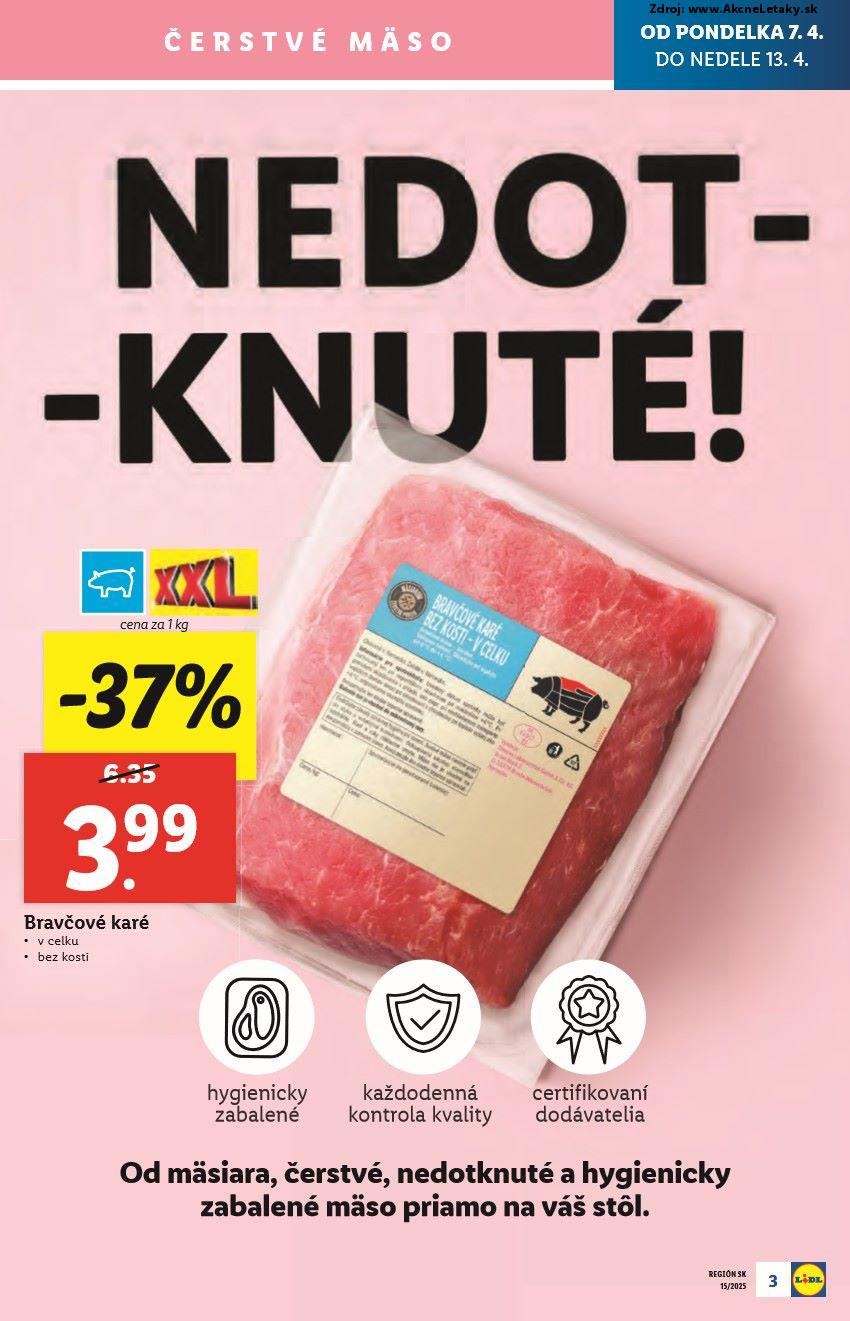 Leták Lidl (7. 4. - 13. 4. 2025) - strana 3 z 95
