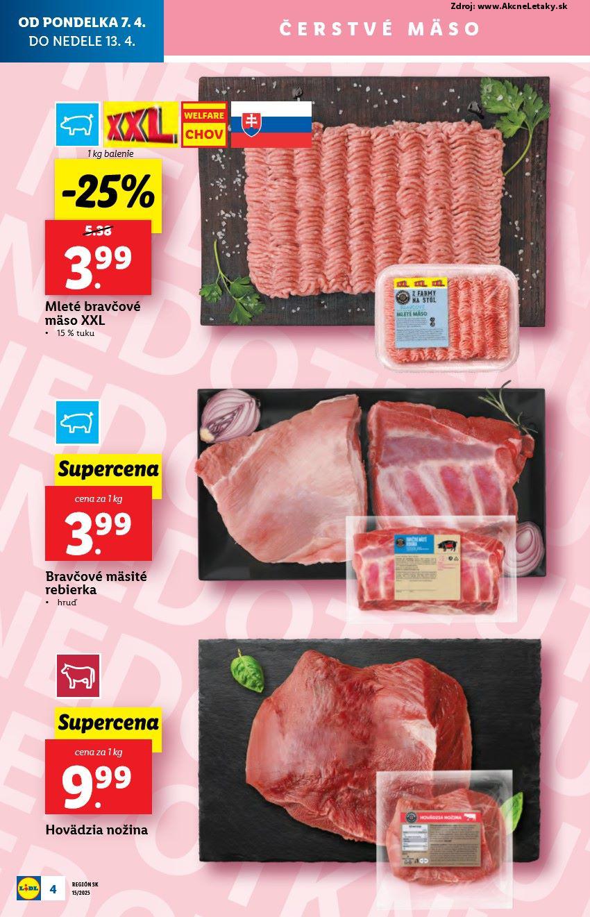 Leták Lidl (7. 4. - 13. 4. 2025) - strana 4 z 95