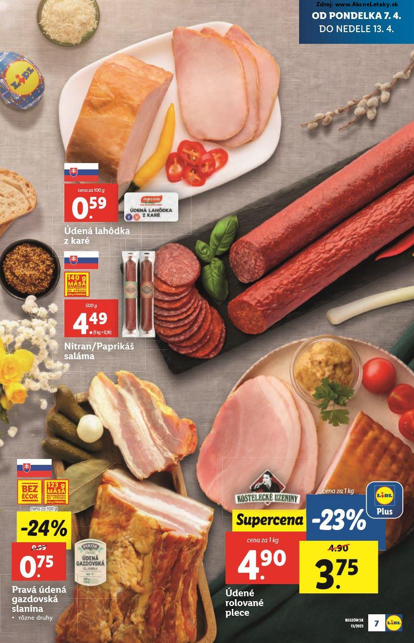 Leták Lidl (7. 4. - 13. 4. 2025) - strana 7 z 95