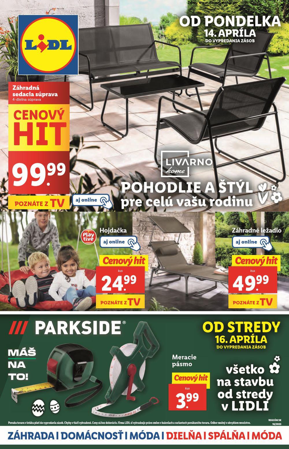 Leták Lidl - strana 1