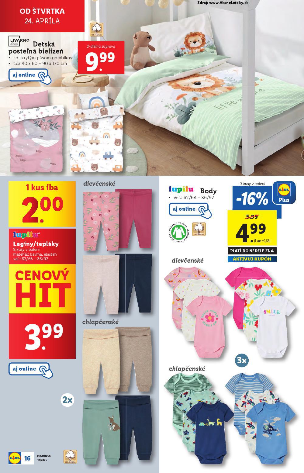Leták Lidl (22. 4. - 27. 4. 2025) - strana 18 z 36