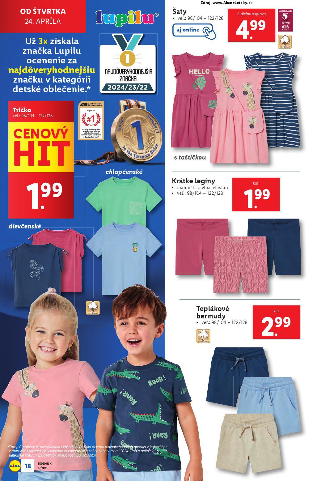 Leták Lidl (22. 4. - 27. 4. 2025) - strana 20 z 36