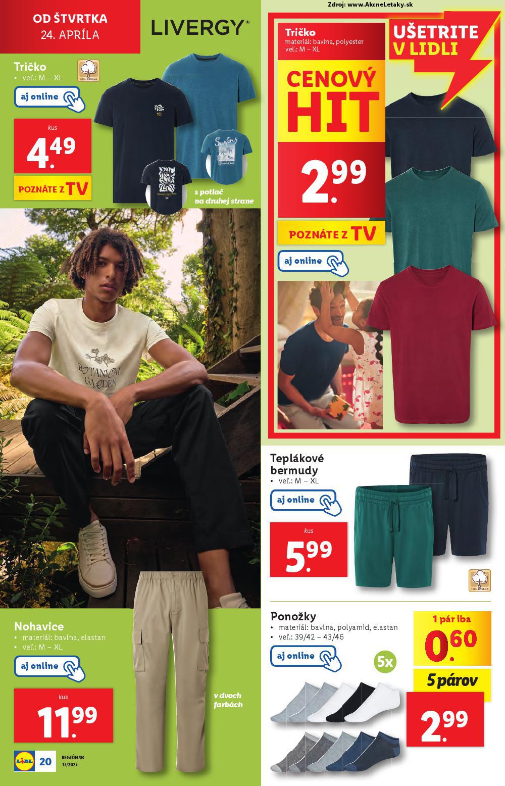 Leták Lidl (22. 4. - 27. 4. 2025) - strana 22 z 36