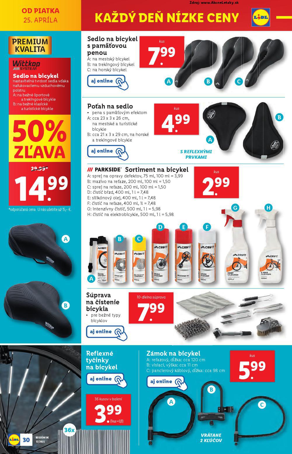 Leták Lidl (22. 4. - 27. 4. 2025) - strana 32 z 36
