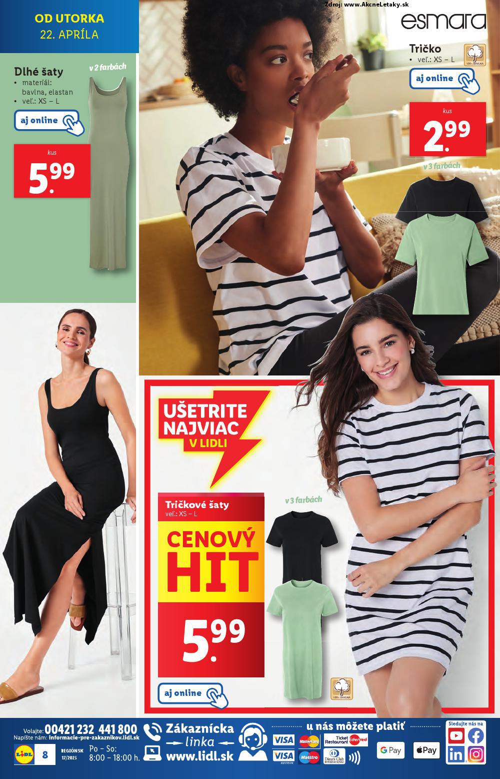 Leták Lidl (22. 4. - 27. 4. 2025) - strana 8 z 36