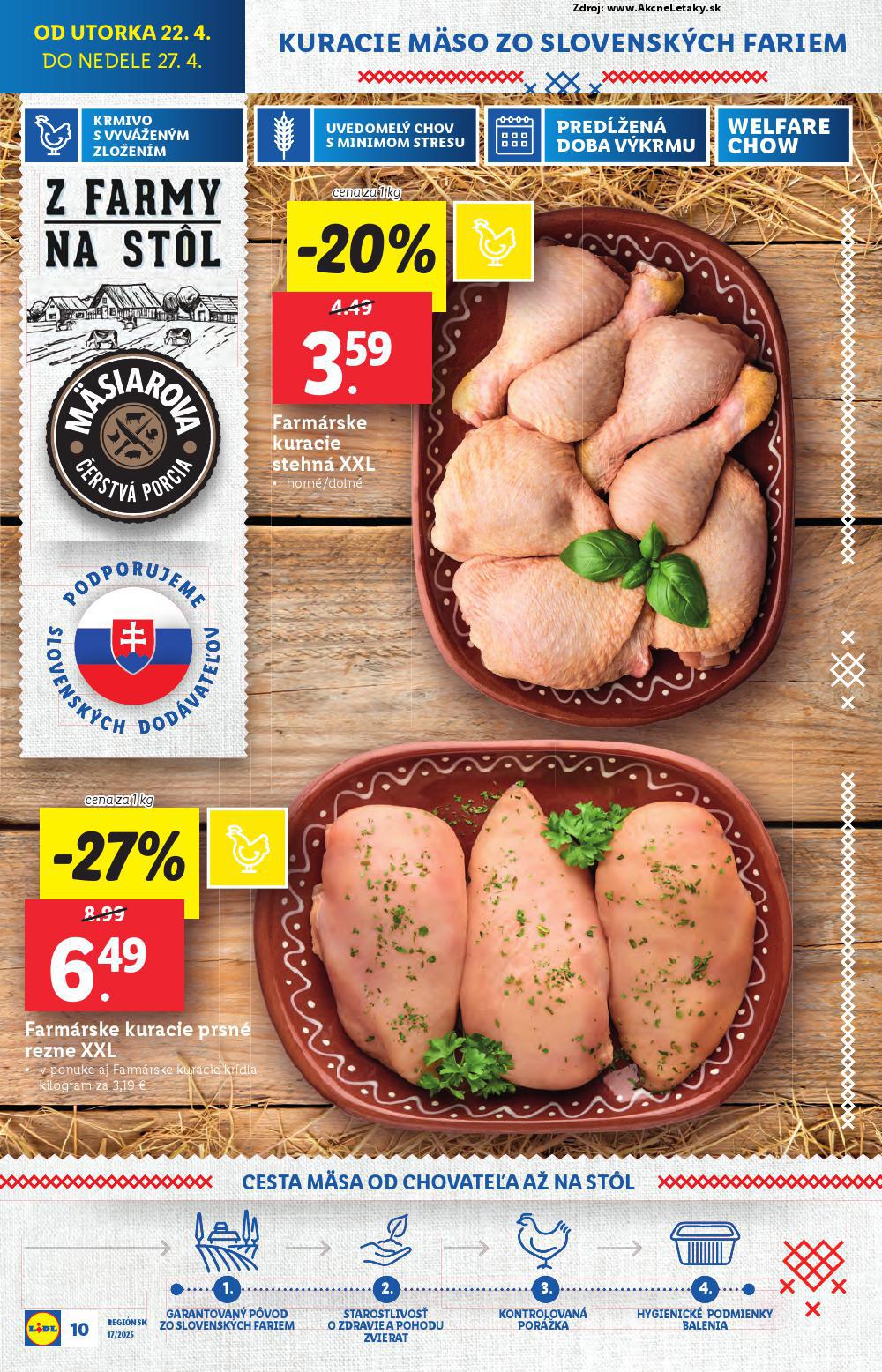 Leták Lidl (22. 4. - 27. 4. 2025) - strana 10 z 105