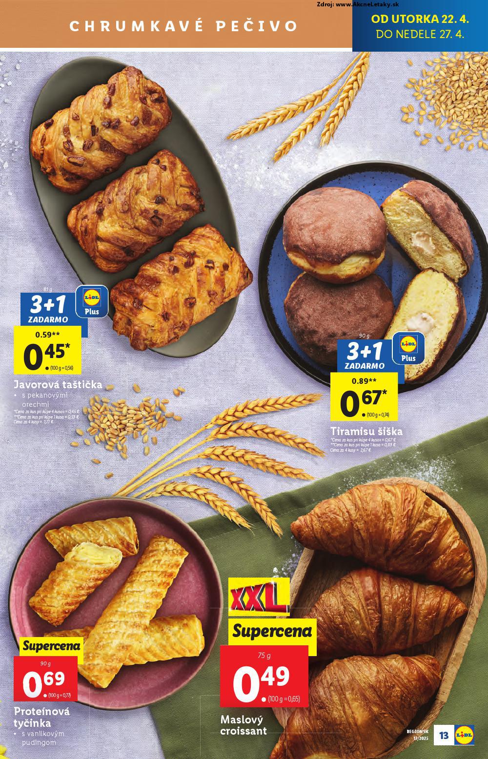 Leták Lidl (22. 4. - 27. 4. 2025) - strana 13 z 105