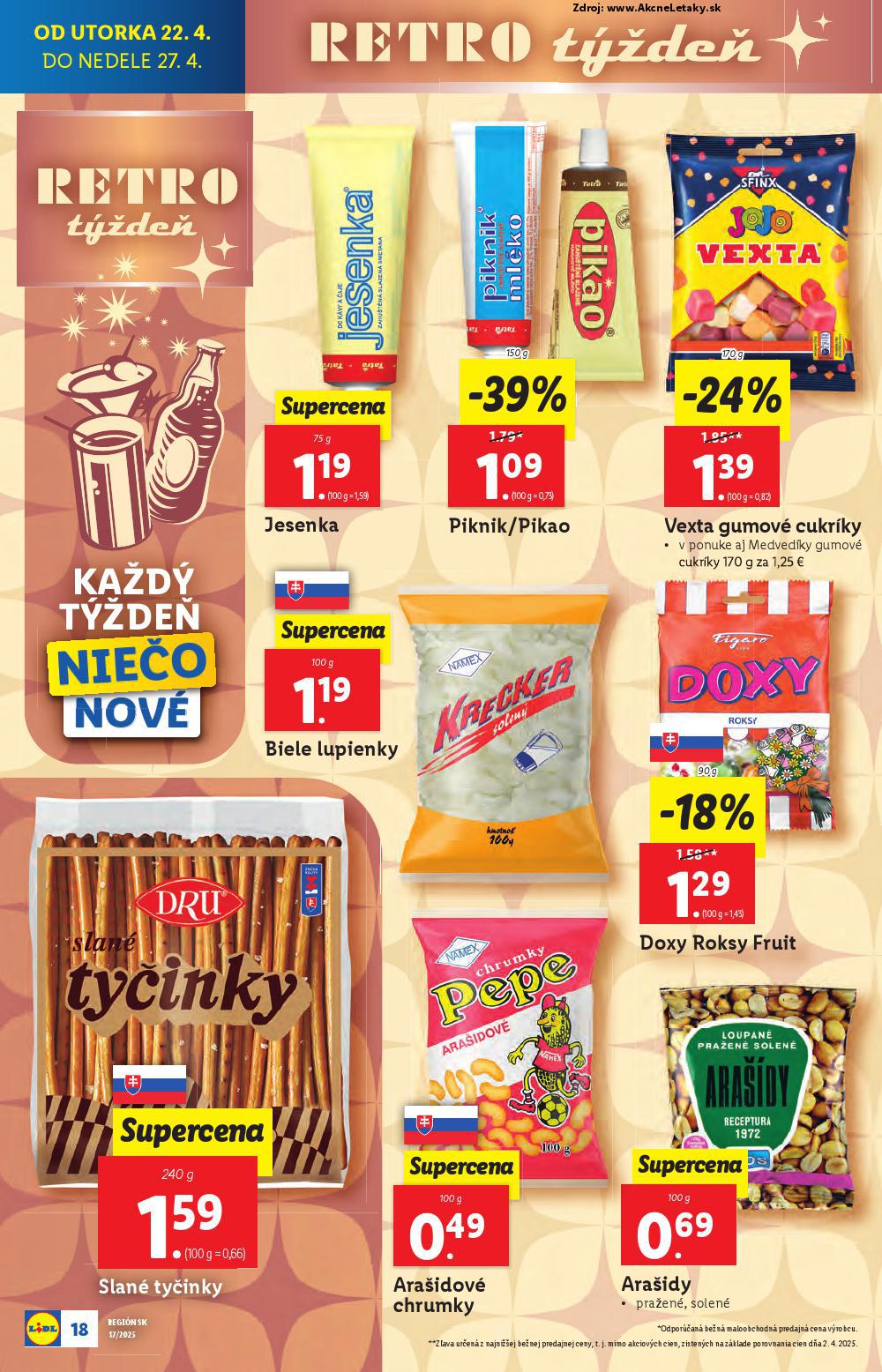 Leták Lidl (22. 4. - 27. 4. 2025) - strana 18 z 105