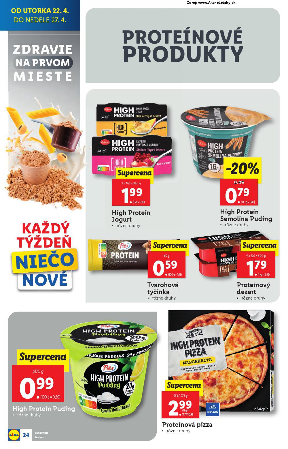 Leták Lidl (22. 4. - 27. 4. 2025) - strana 24 z 105