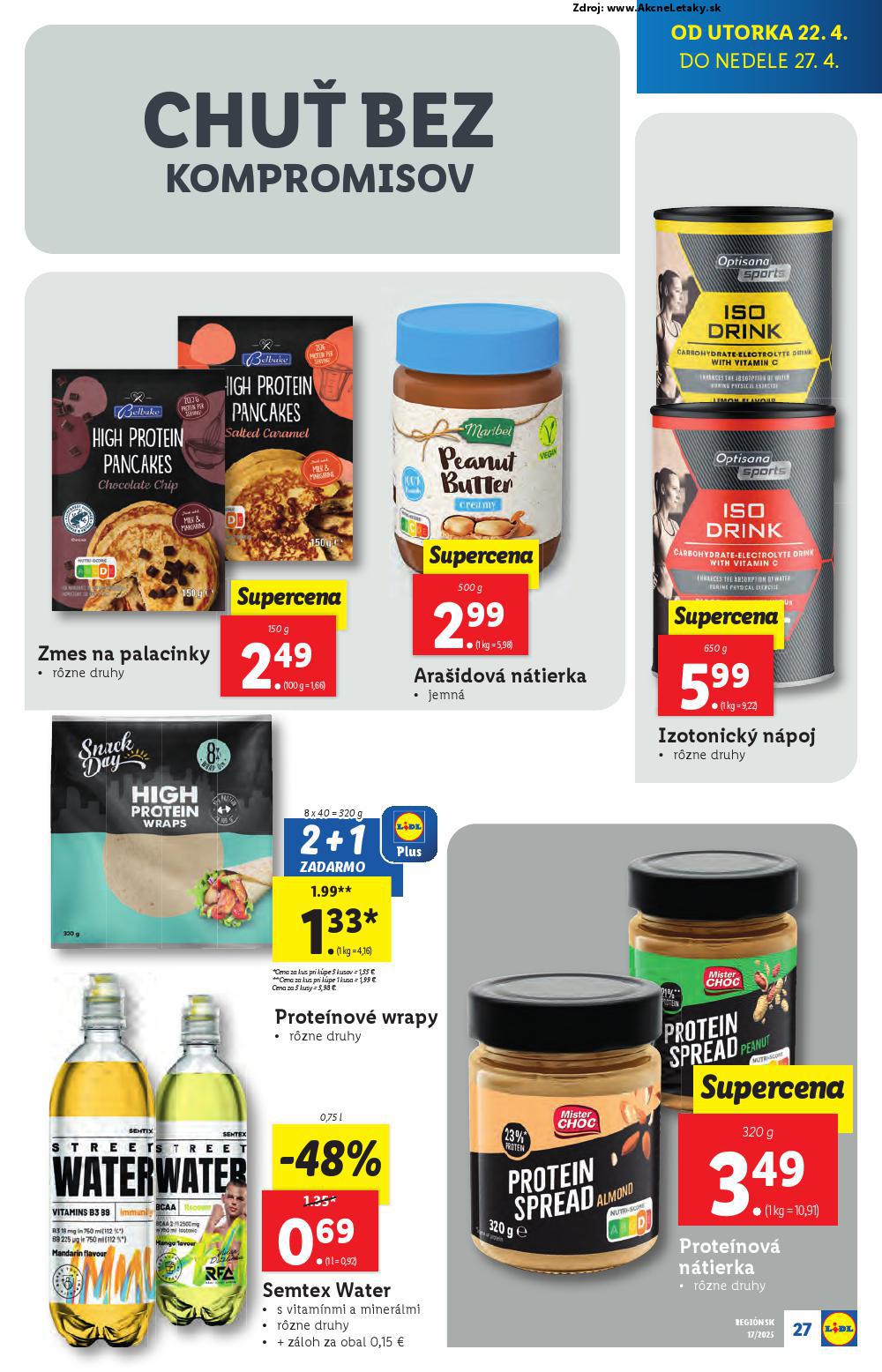 Leták Lidl (22. 4. - 27. 4. 2025) - strana 27 z 105
