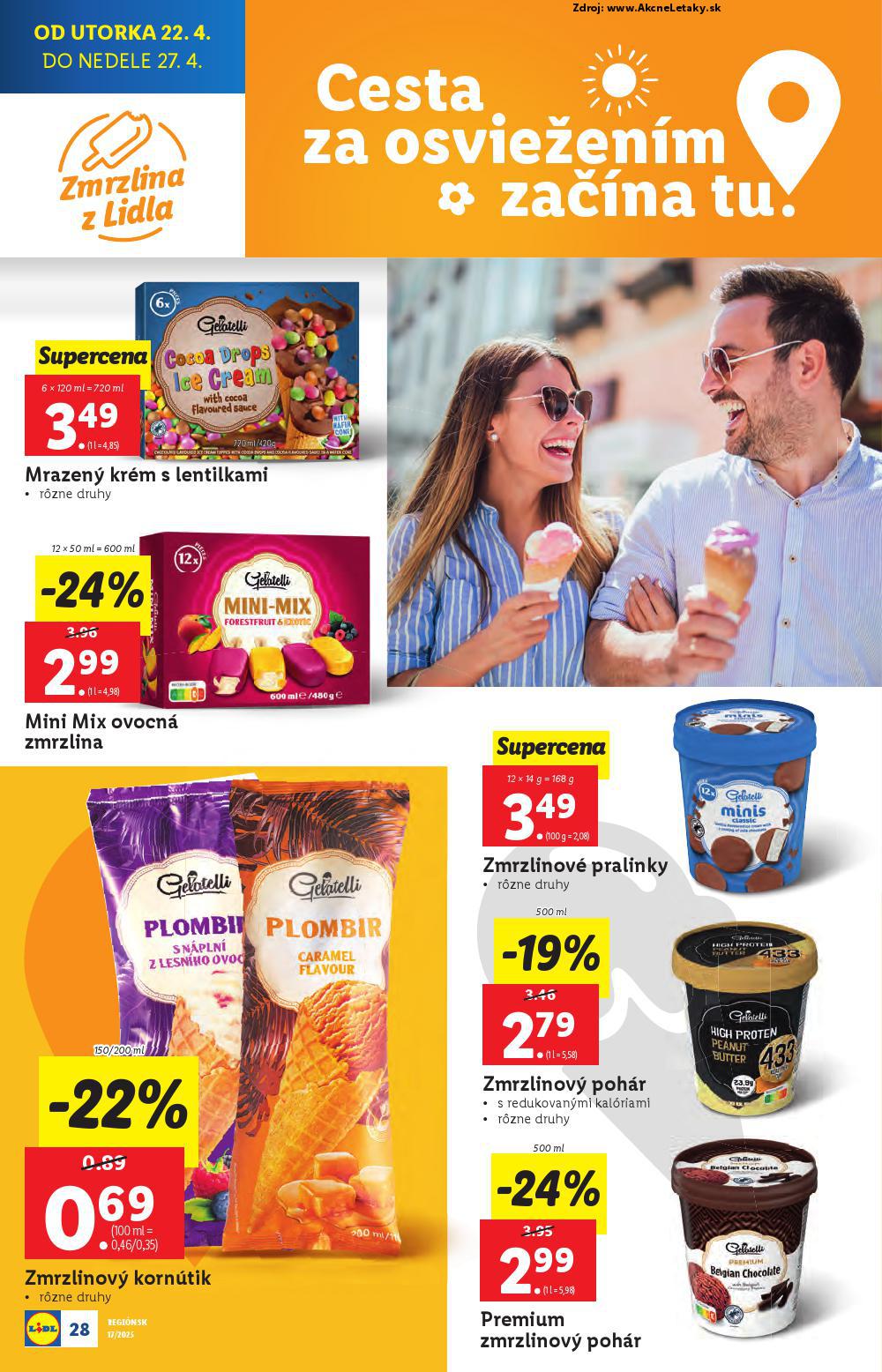 Leták Lidl (22. 4. - 27. 4. 2025) - strana 28 z 105