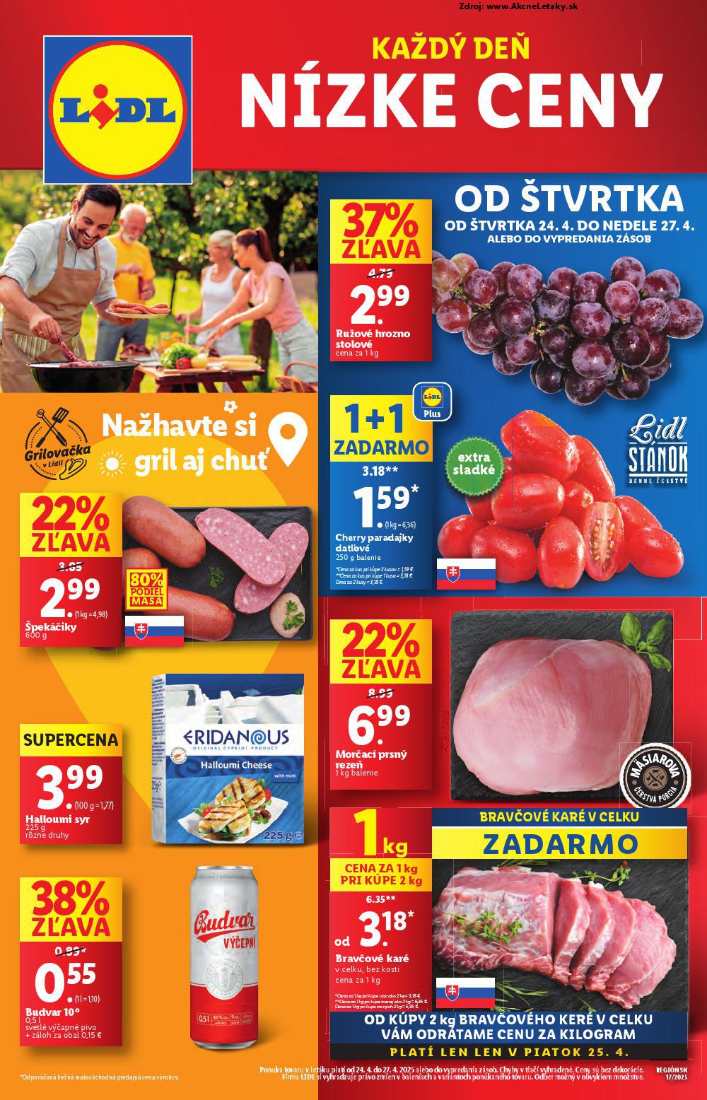 Leták Lidl (22. 4. - 27. 4. 2025) - strana 36 z 105