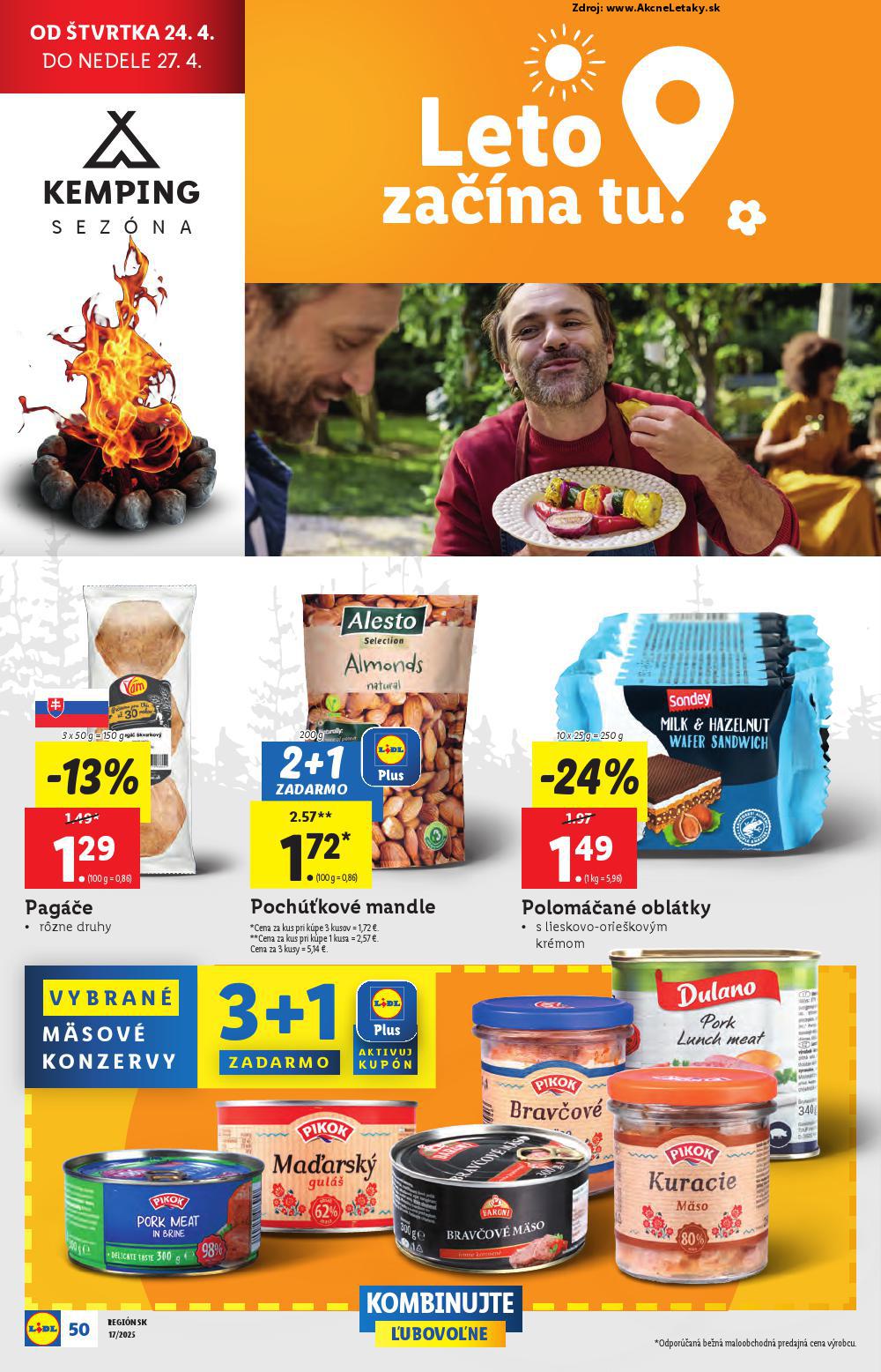Leták Lidl (22. 4. - 27. 4. 2025) - strana 50 z 105