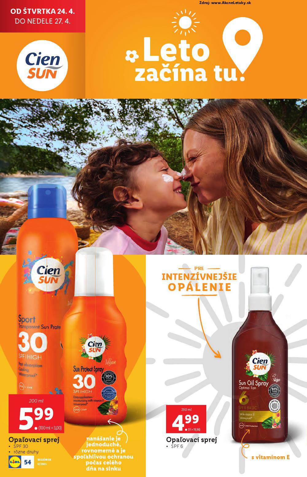 Leták Lidl (22. 4. - 27. 4. 2025) - strana 54 z 105
