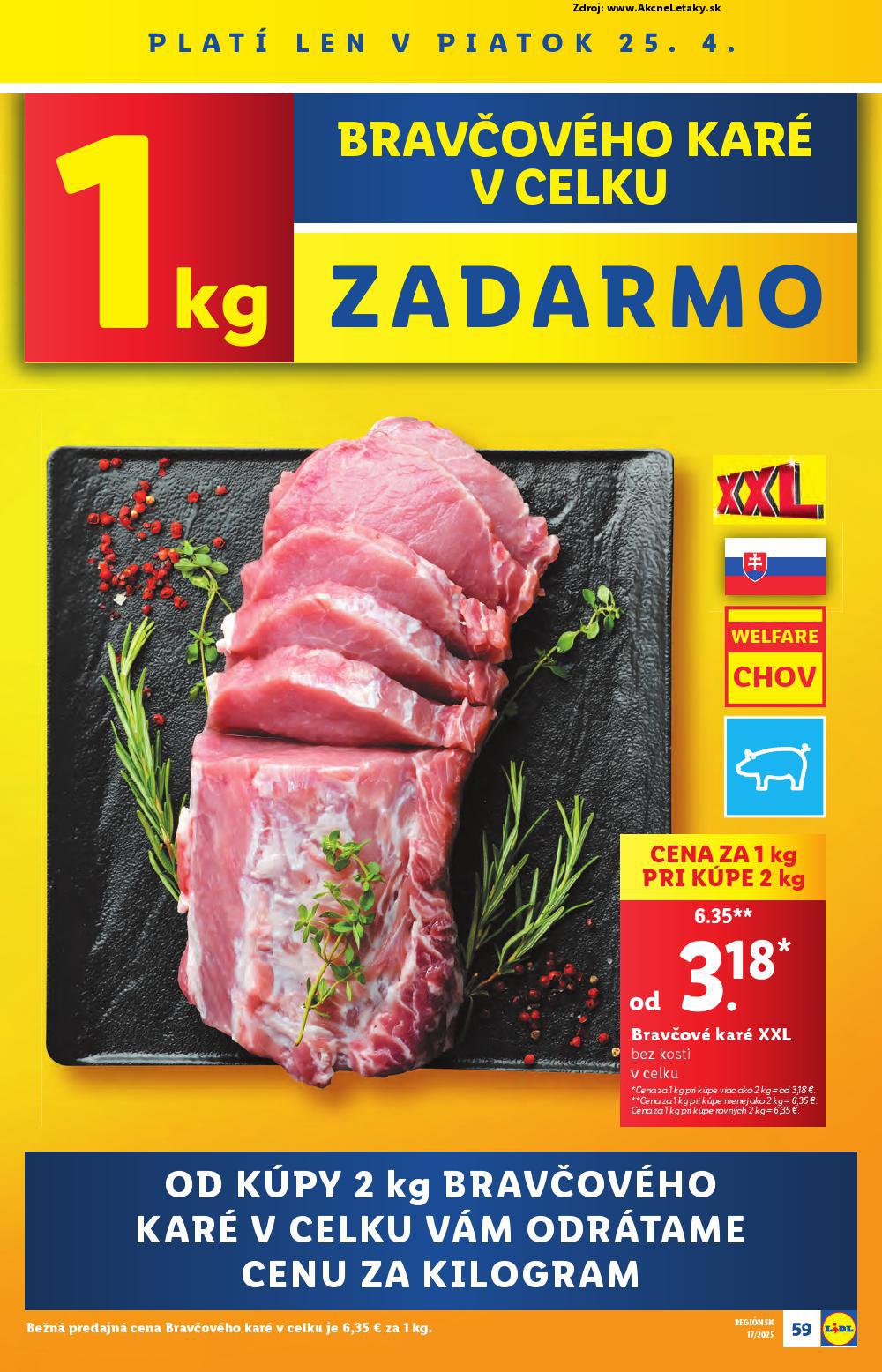 Leták Lidl (22. 4. - 27. 4. 2025) - strana 59 z 105