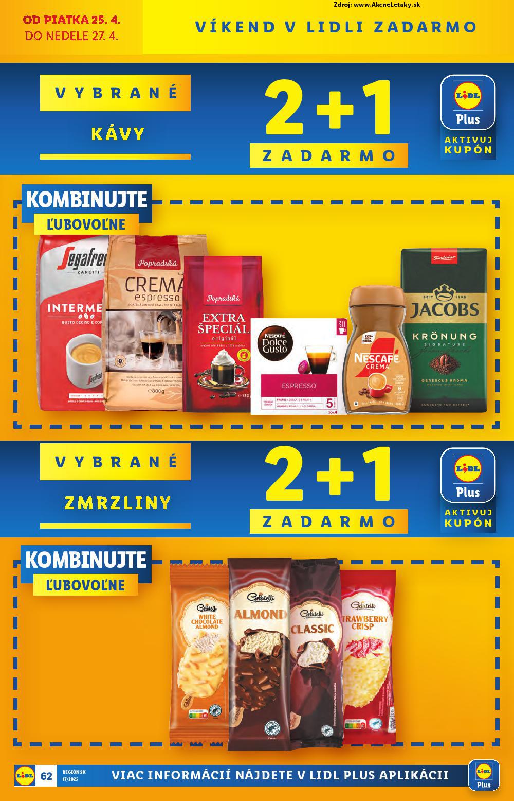 Leták Lidl (22. 4. - 27. 4. 2025) - strana 62 z 105
