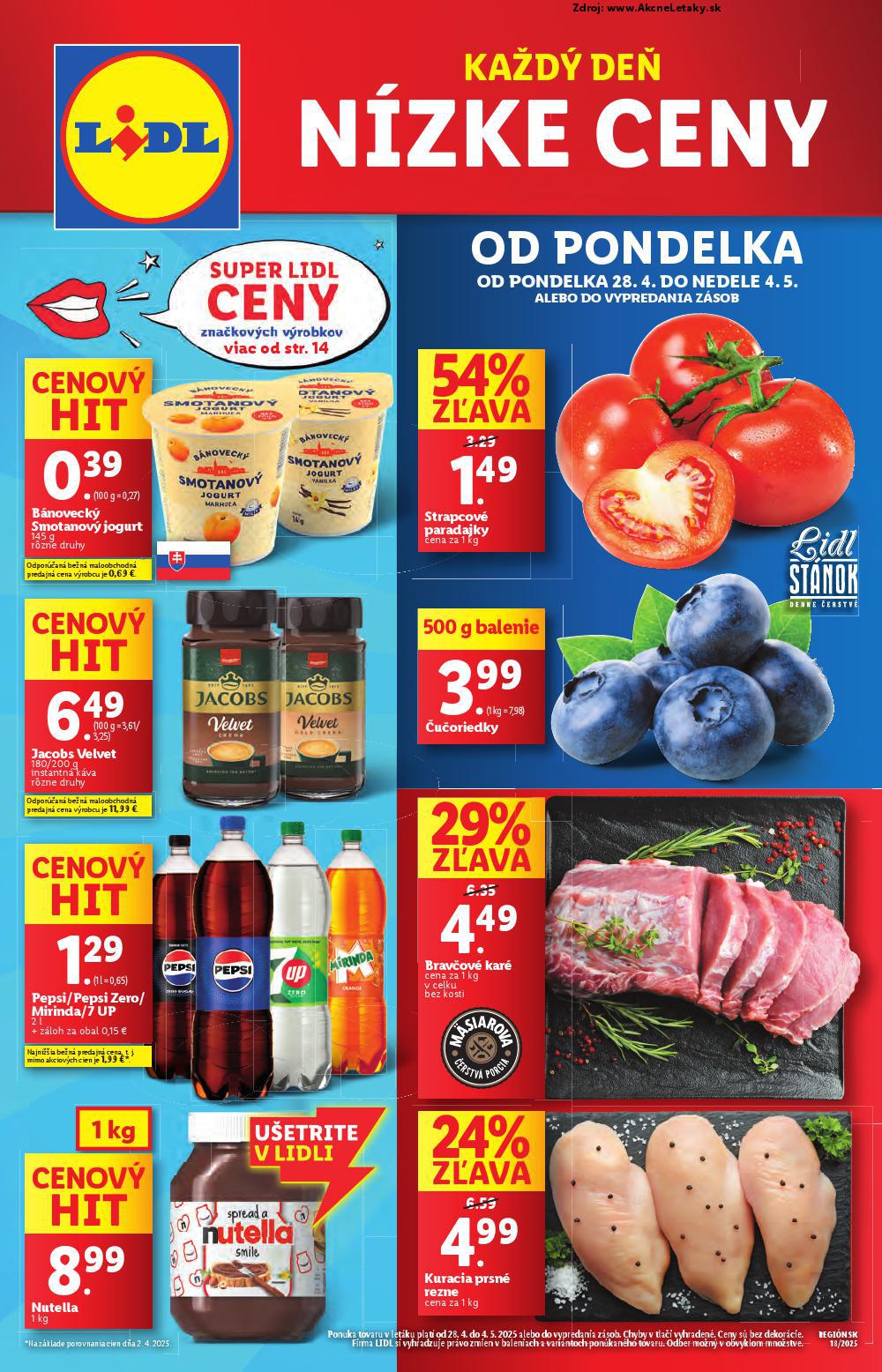 Leták Lidl - strana 1