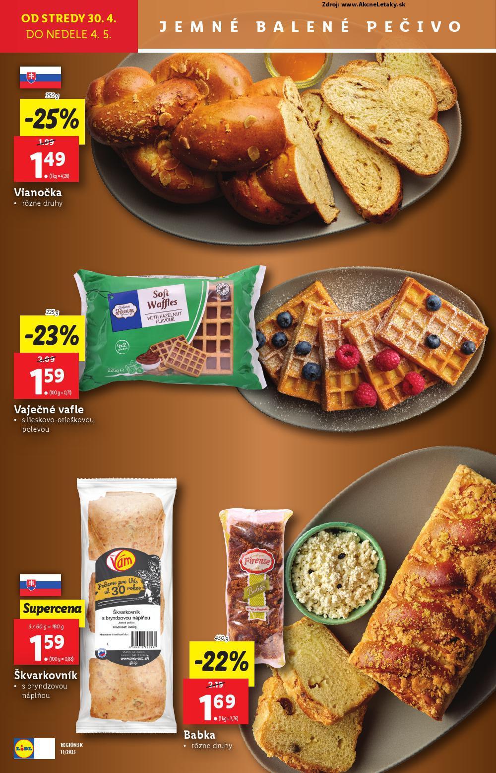 Leták Lidl (28. 4. - 4. 5. 2025) - strana 44 z 94