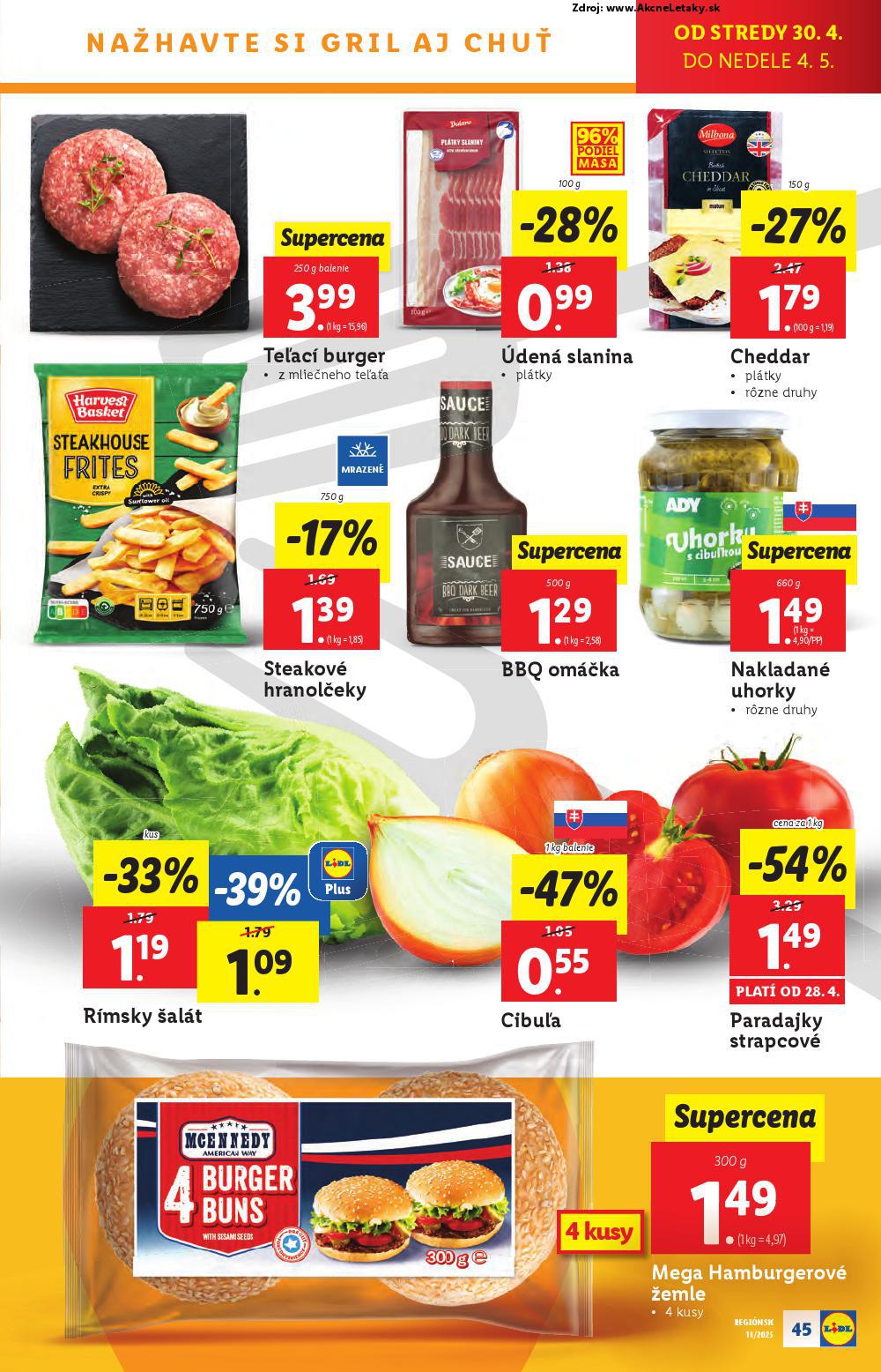Leták Lidl (28. 4. - 4. 5. 2025) - strana 47 z 94