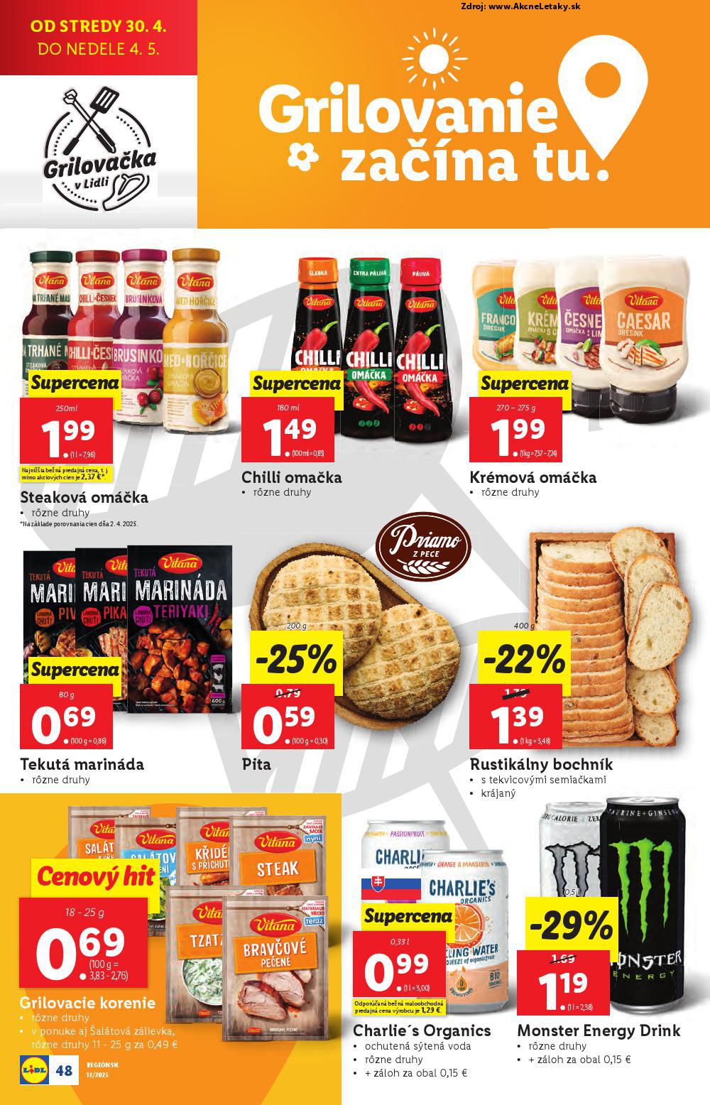 Leták Lidl (28. 4. - 4. 5. 2025) - strana 50 z 94