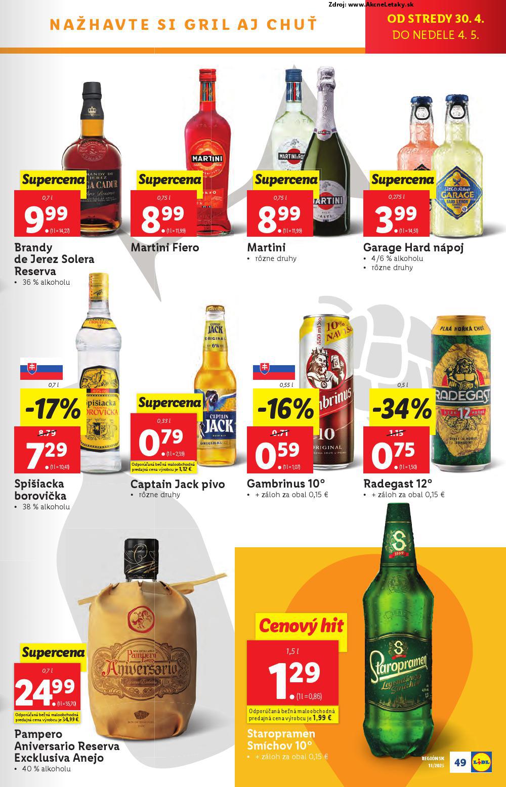 Leták Lidl (28. 4. - 4. 5. 2025) - strana 51 z 94