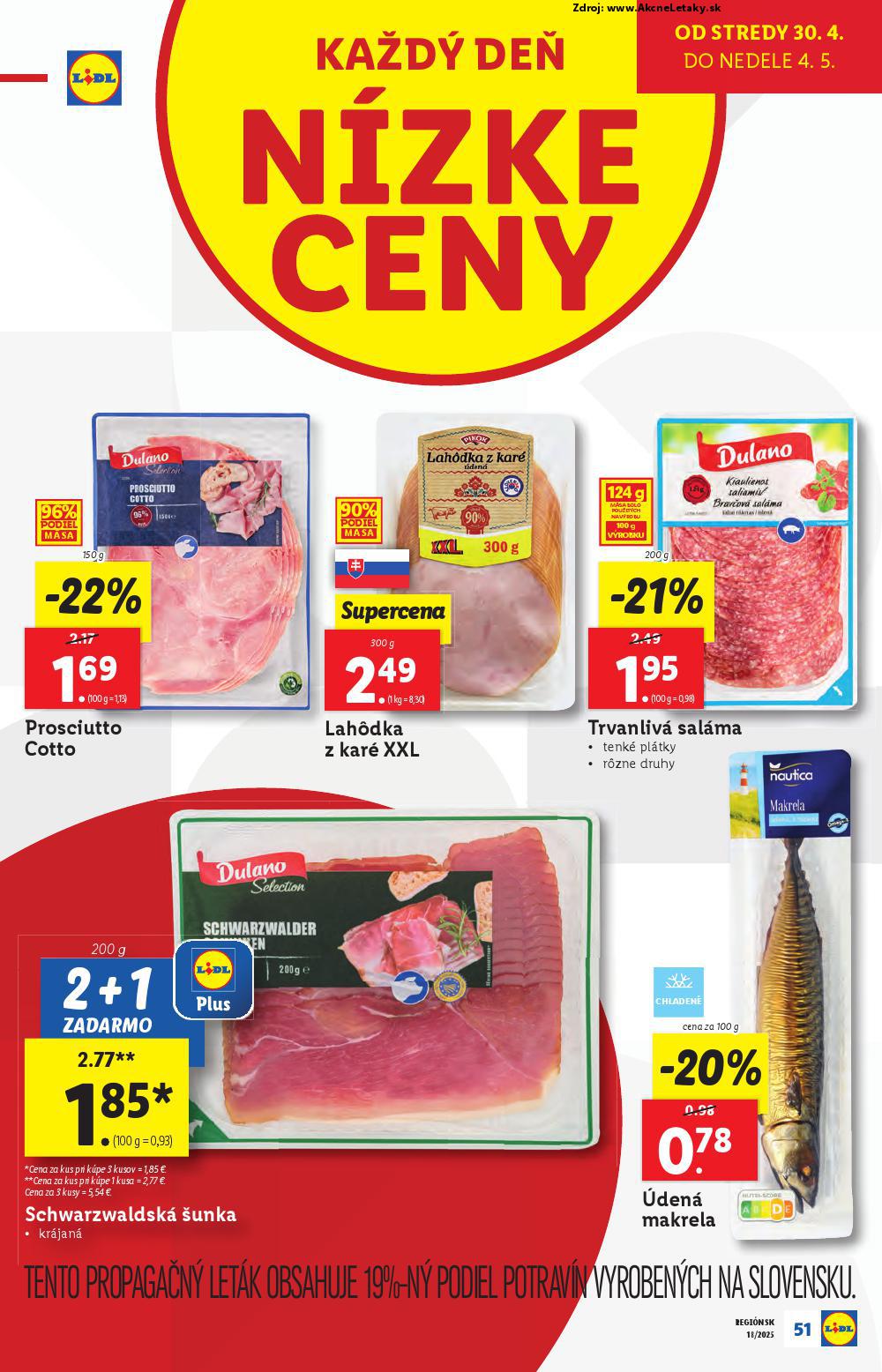 Leták Lidl (28. 4. - 4. 5. 2025) - strana 53 z 94