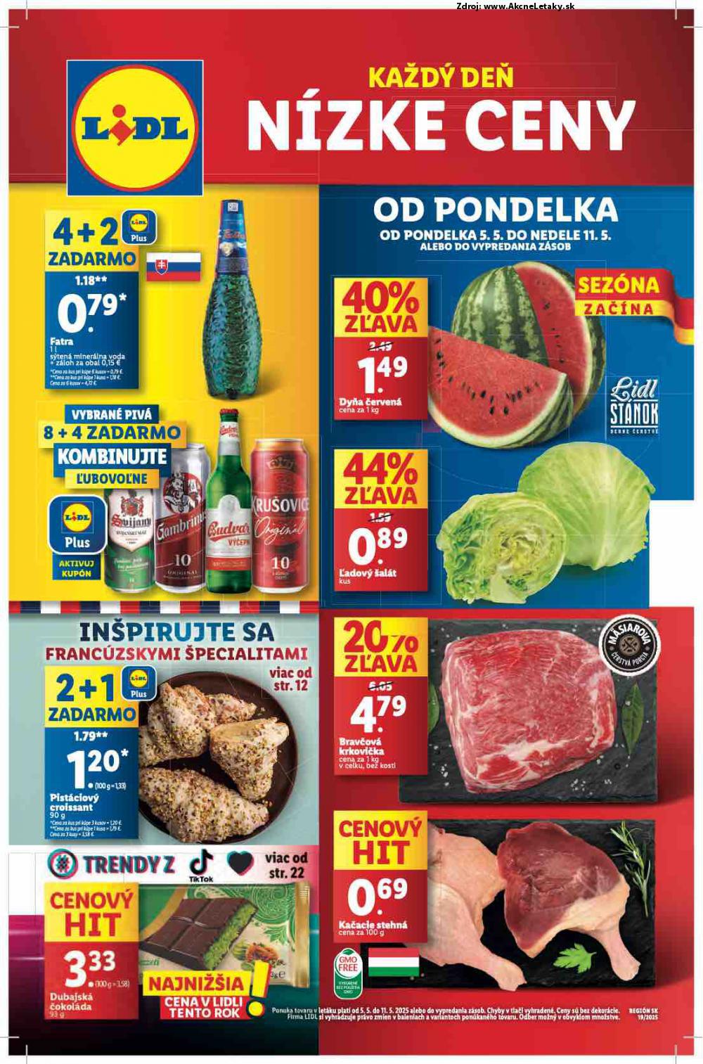 Leták Lidl (5. 5. - 11. 5. 2025) - strana 1 z 100