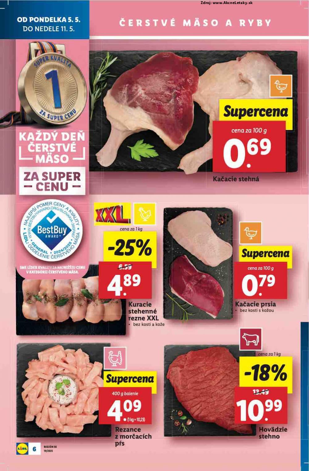 Leták Lidl (5. 5. - 11. 5. 2025) - strana 6 z 100