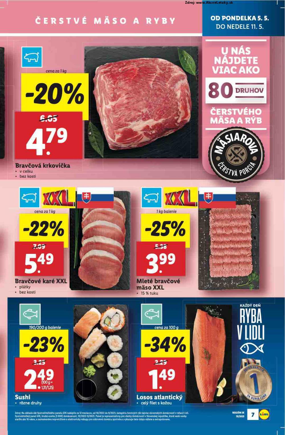 Leták Lidl (5. 5. - 11. 5. 2025) - strana 7 z 100