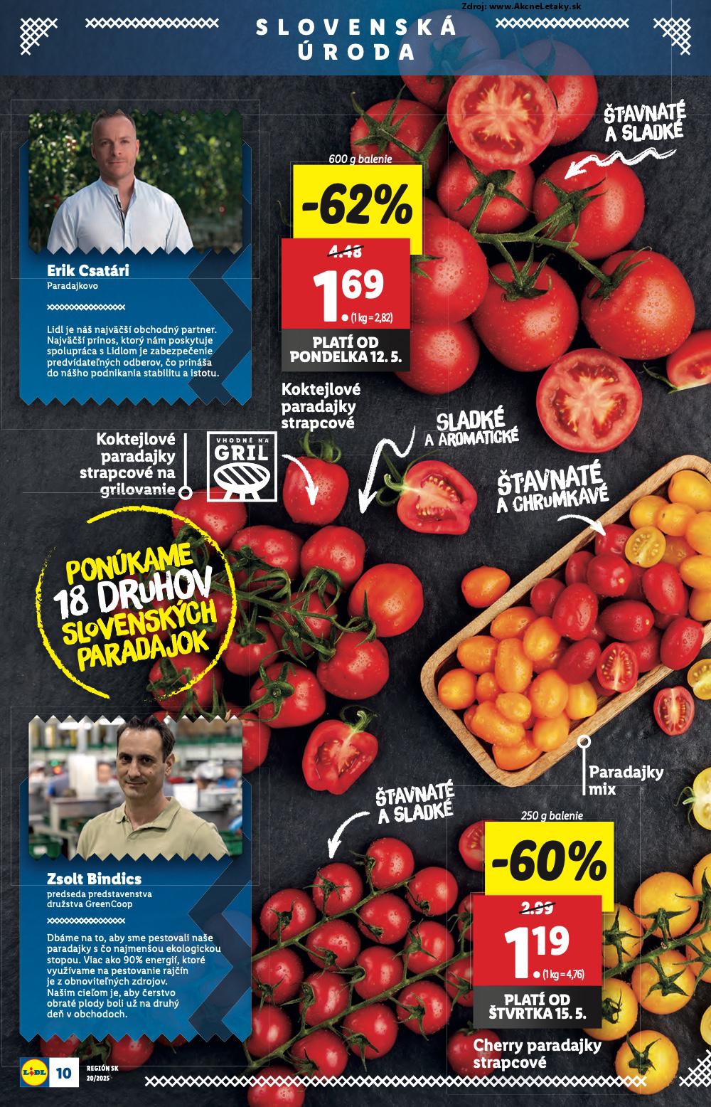 Leták Lidl (12. 5. - 18. 5. 2025) - strana 10 z 84