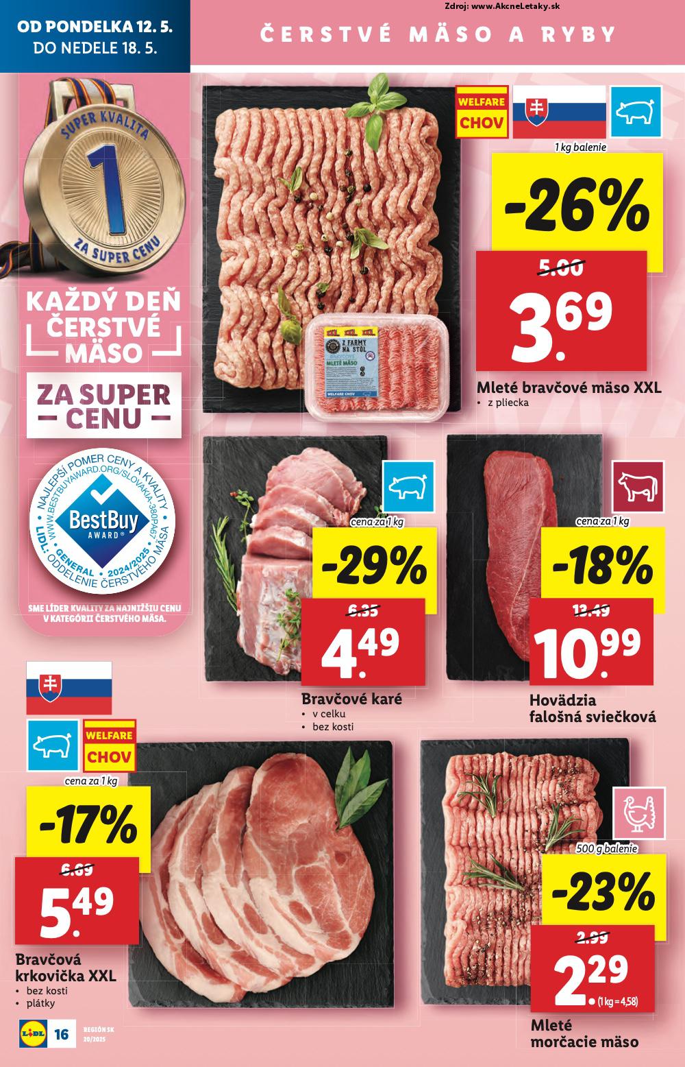 Leták Lidl (12. 5. - 18. 5. 2025) - strana 16 z 84