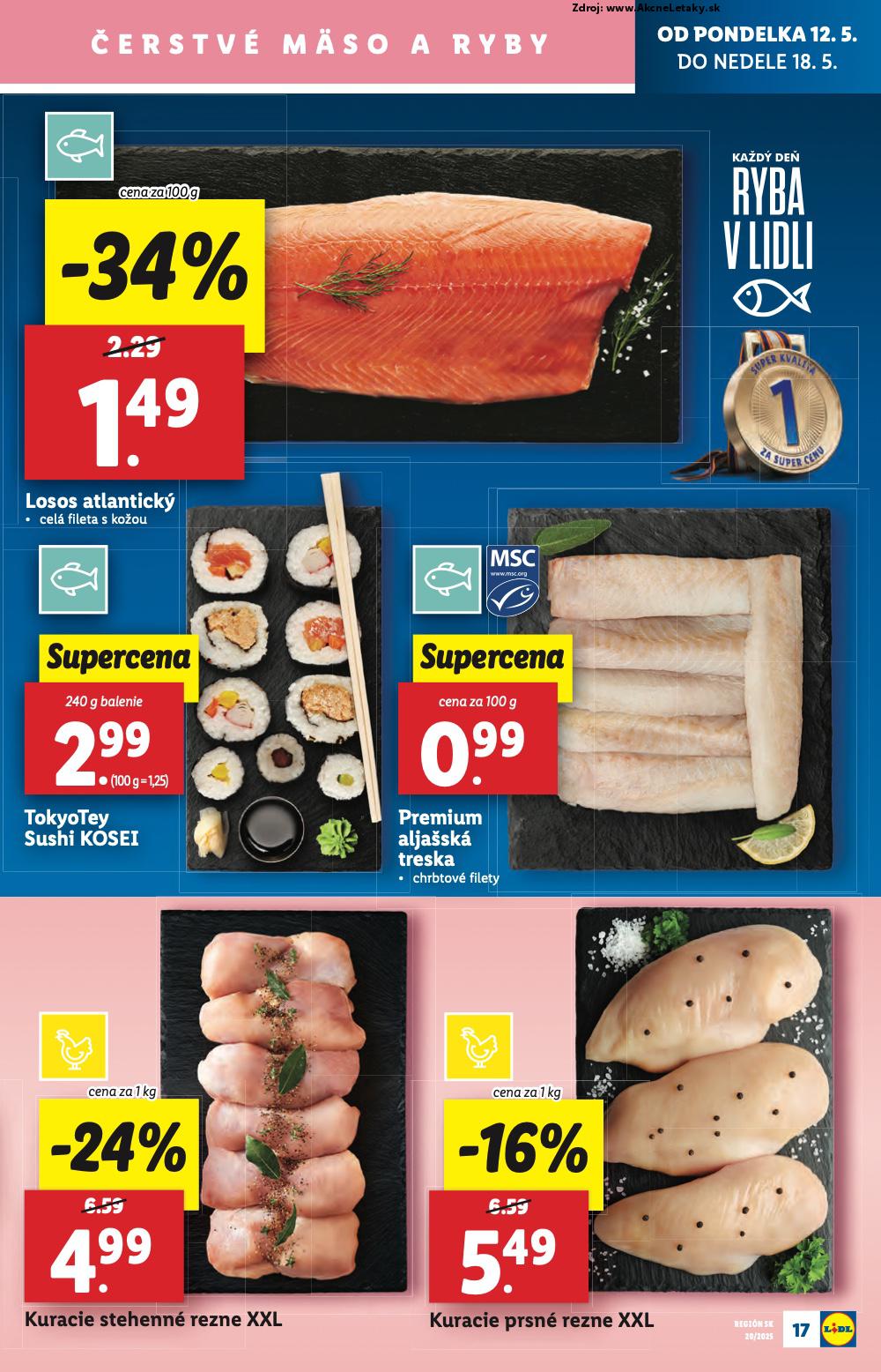 Leták Lidl (12. 5. - 18. 5. 2025) - strana 17 z 84