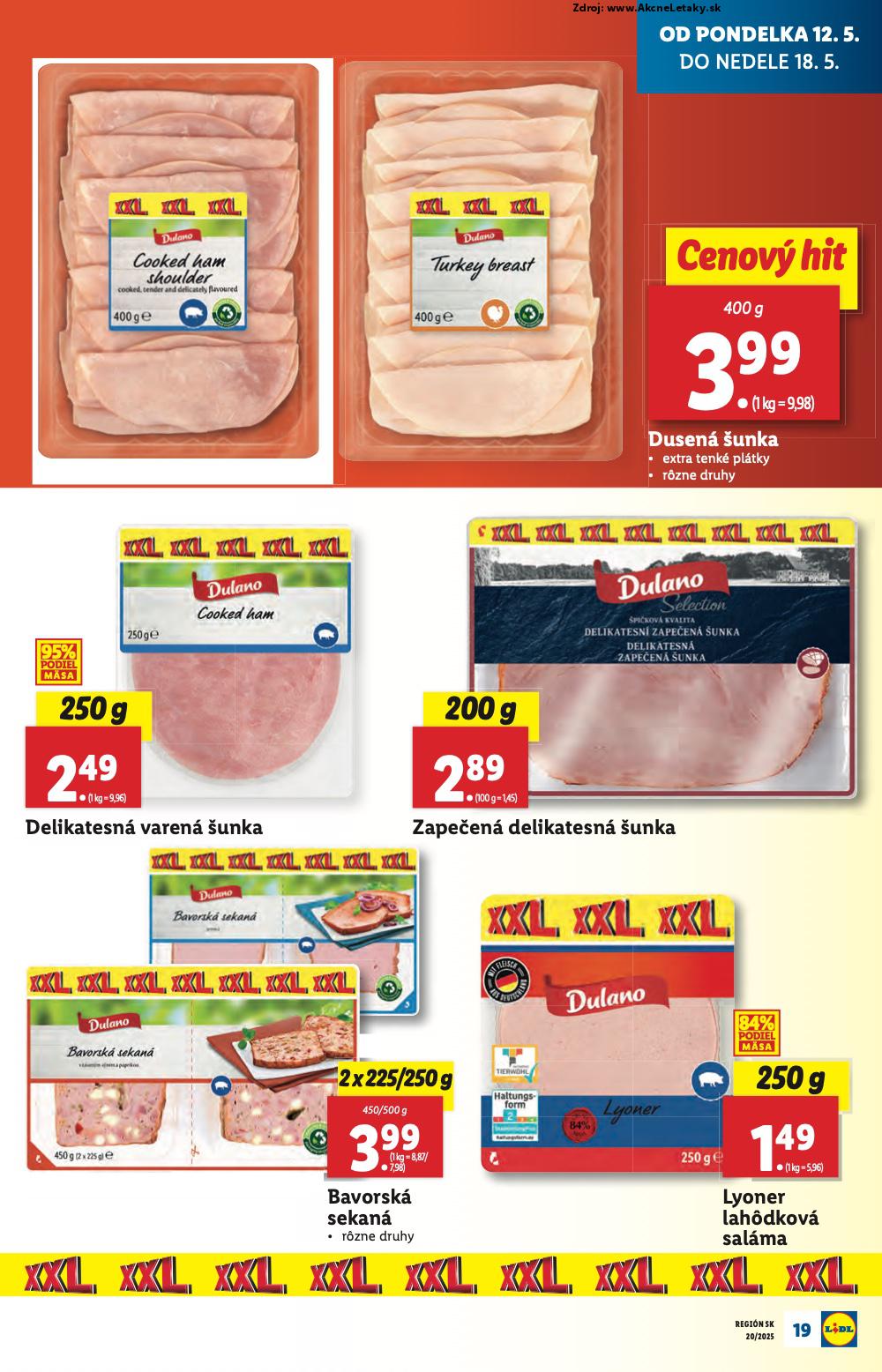 Leták Lidl (12. 5. - 18. 5. 2025) - strana 19 z 84