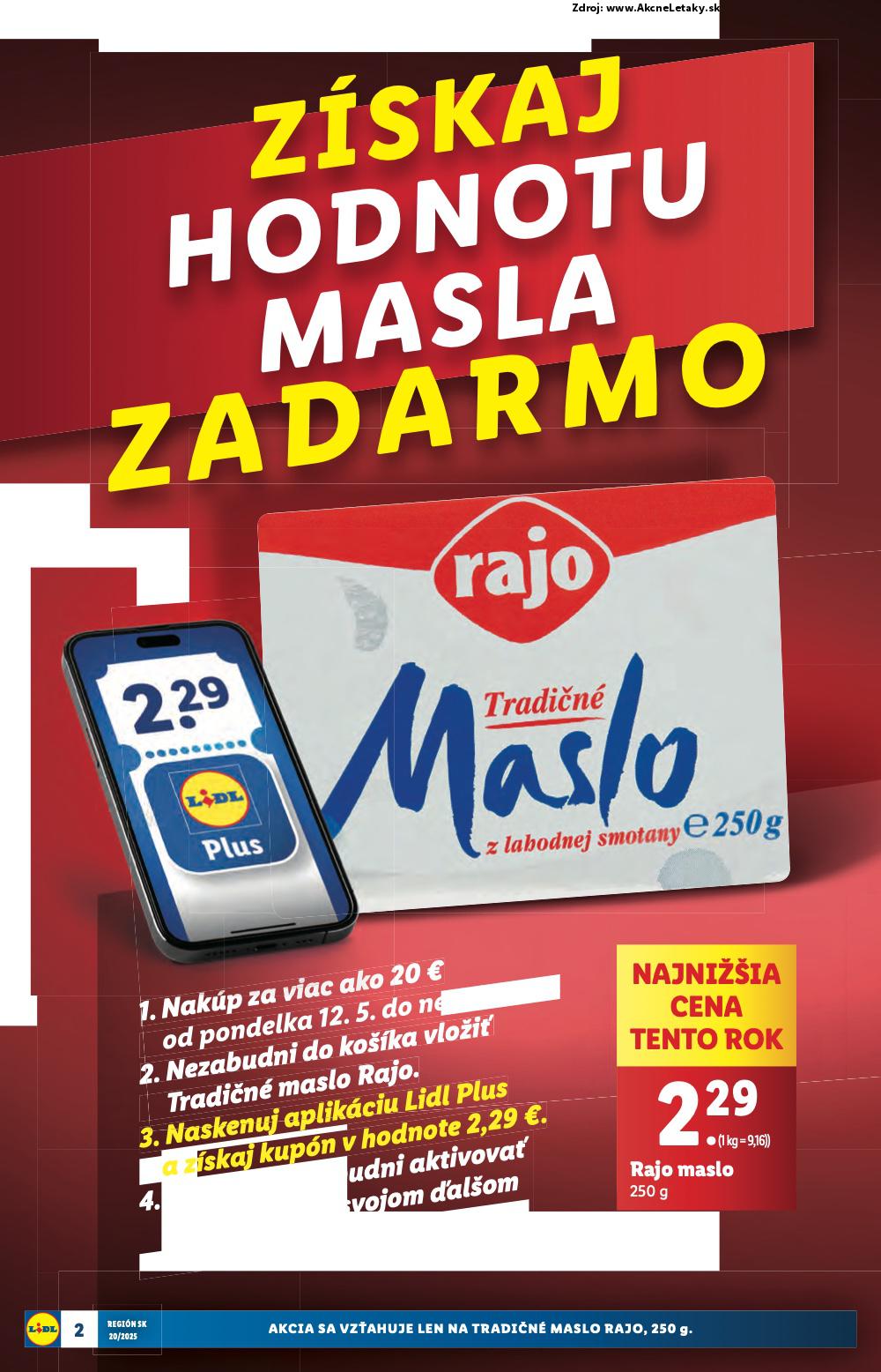 Leták Lidl (12. 5. - 18. 5. 2025) - strana 2 z 84