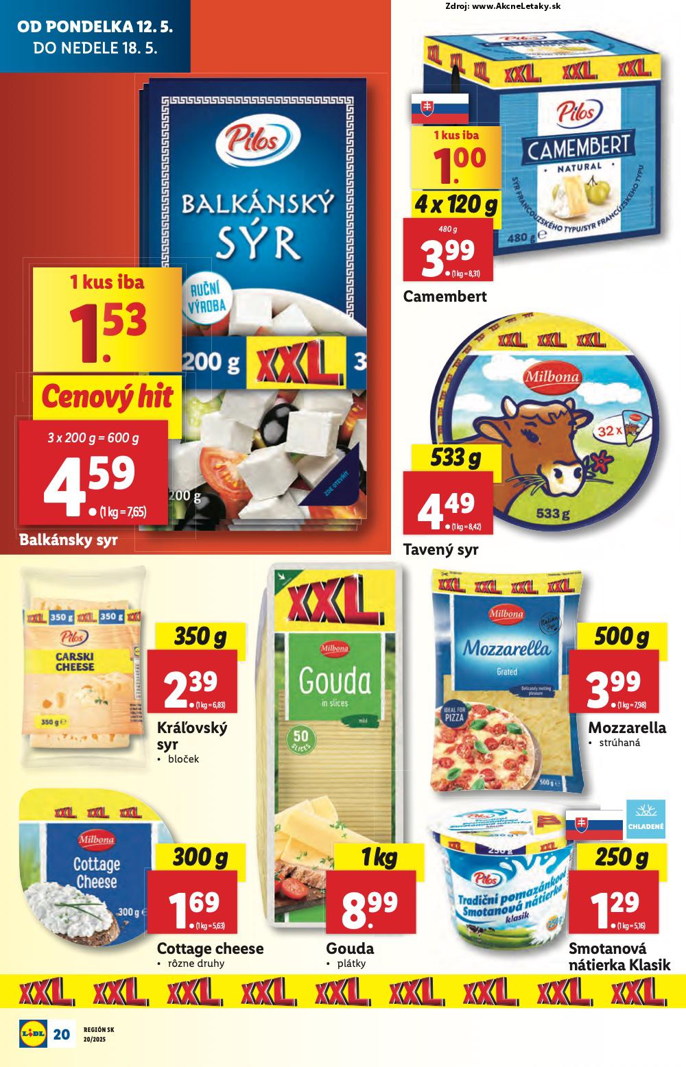 Leták Lidl (12. 5. - 18. 5. 2025) - strana 20 z 84