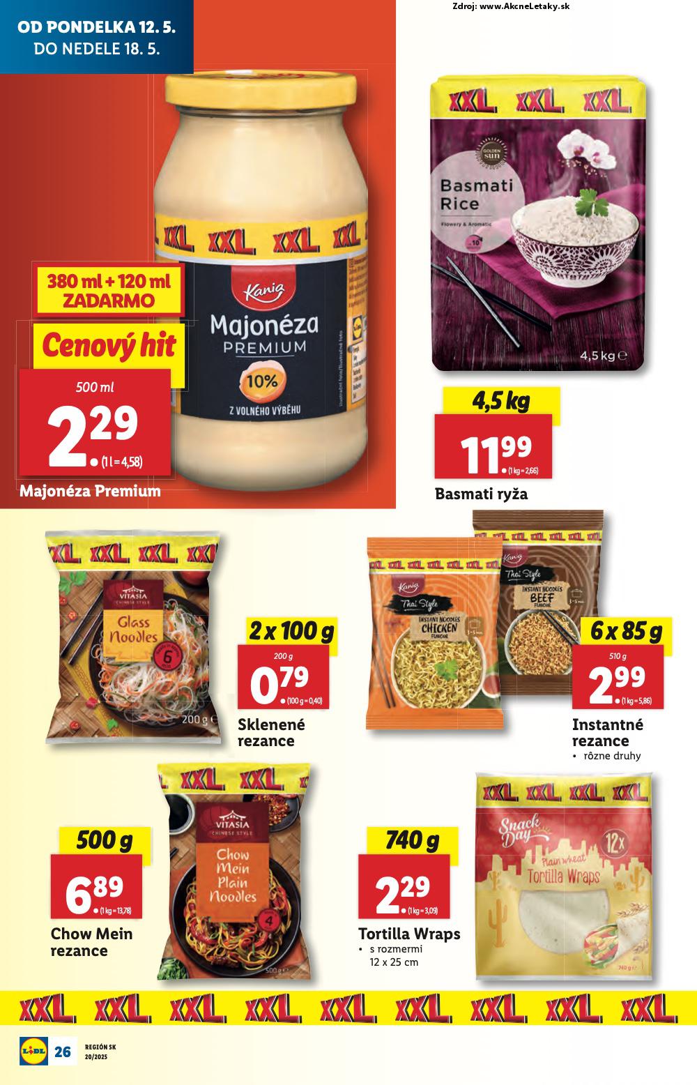 Leták Lidl (12. 5. - 18. 5. 2025) - strana 26 z 84