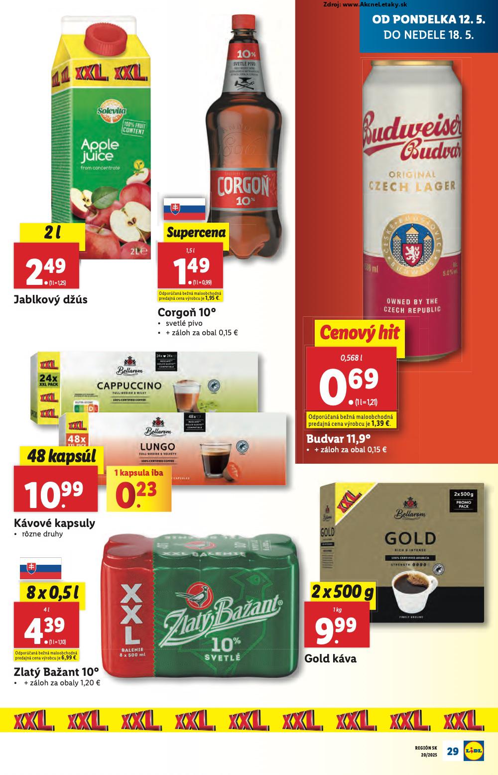 Leták Lidl (12. 5. - 18. 5. 2025) - strana 29 z 84