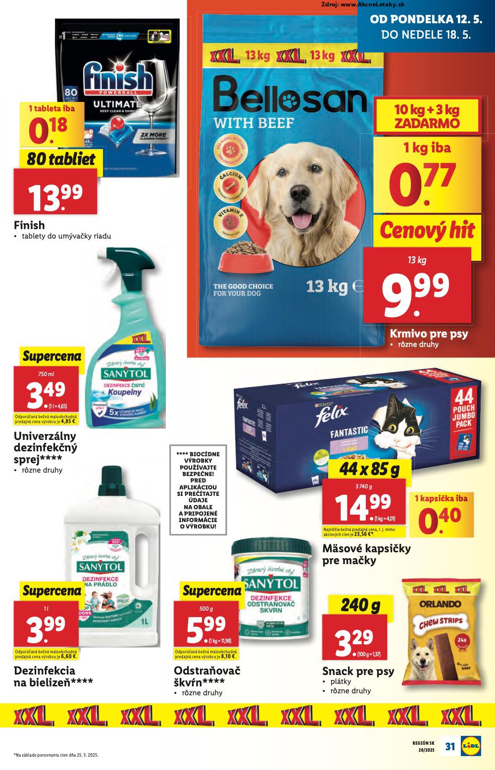 Leták Lidl (12. 5. - 18. 5. 2025) - strana 31 z 84