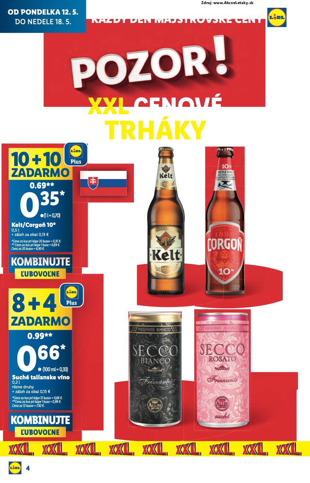 Leták Lidl (12. 5. - 18. 5. 2025) - strana 4 z 84