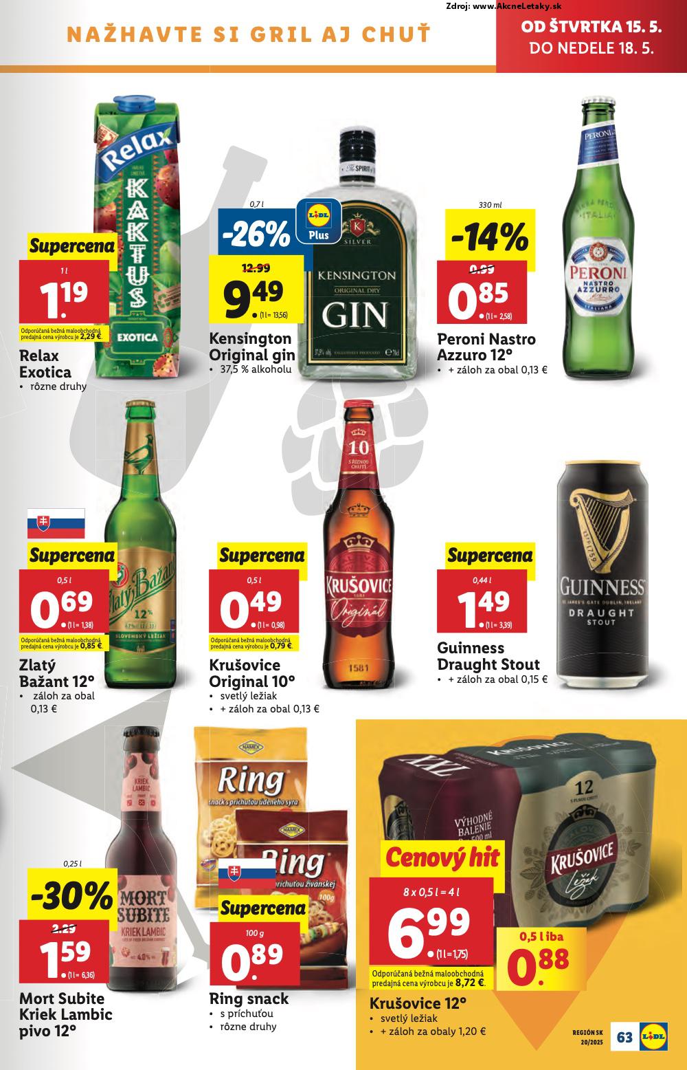 Leták Lidl (12. 5. - 18. 5. 2025) - strana 69 z 84