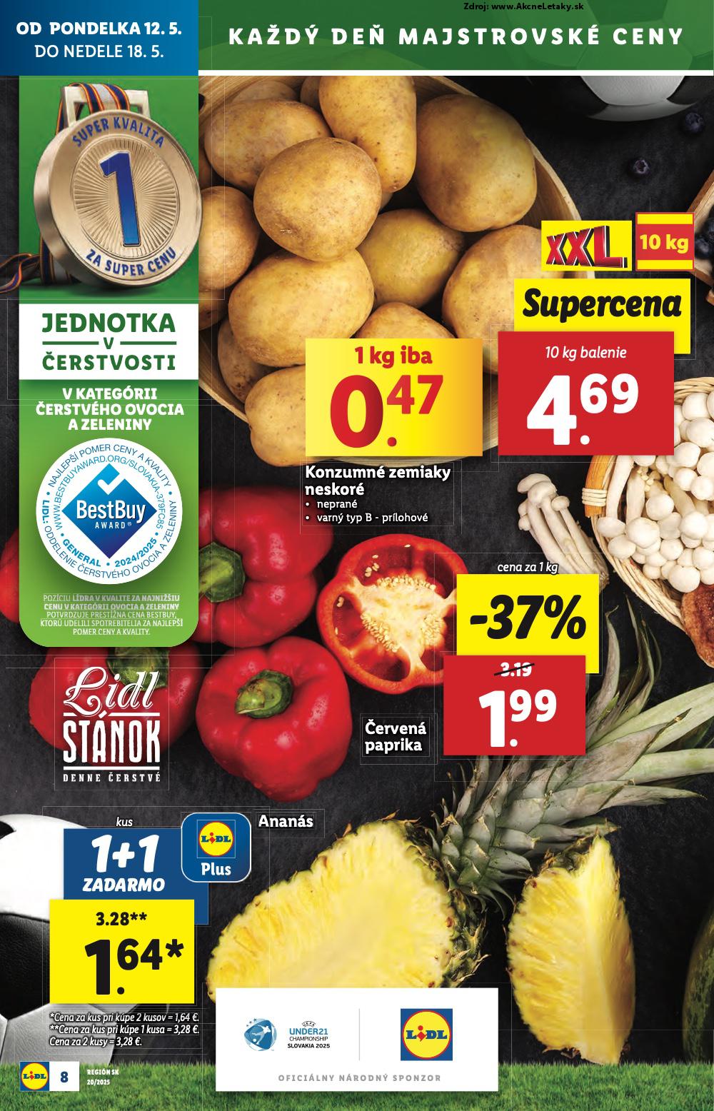 Leták Lidl (12. 5. - 18. 5. 2025) - strana 8 z 84
