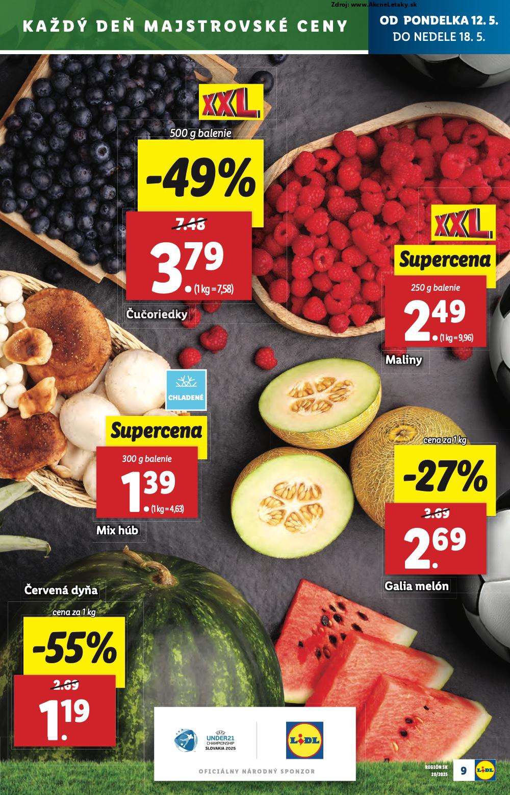 Leták Lidl (12. 5. - 18. 5. 2025) - strana 9 z 84