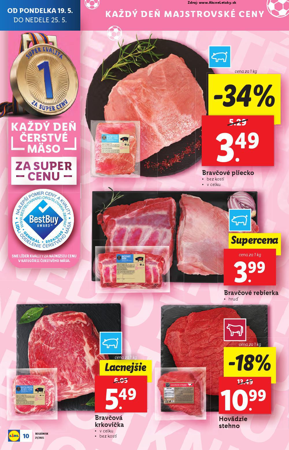 Leták Lidl (19. 5. - 25. 5. 2025) - strana 18 z 108