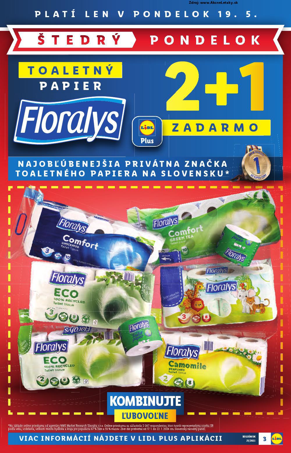 Leták Lidl (19. 5. - 25. 5. 2025) - strana 3 z 108