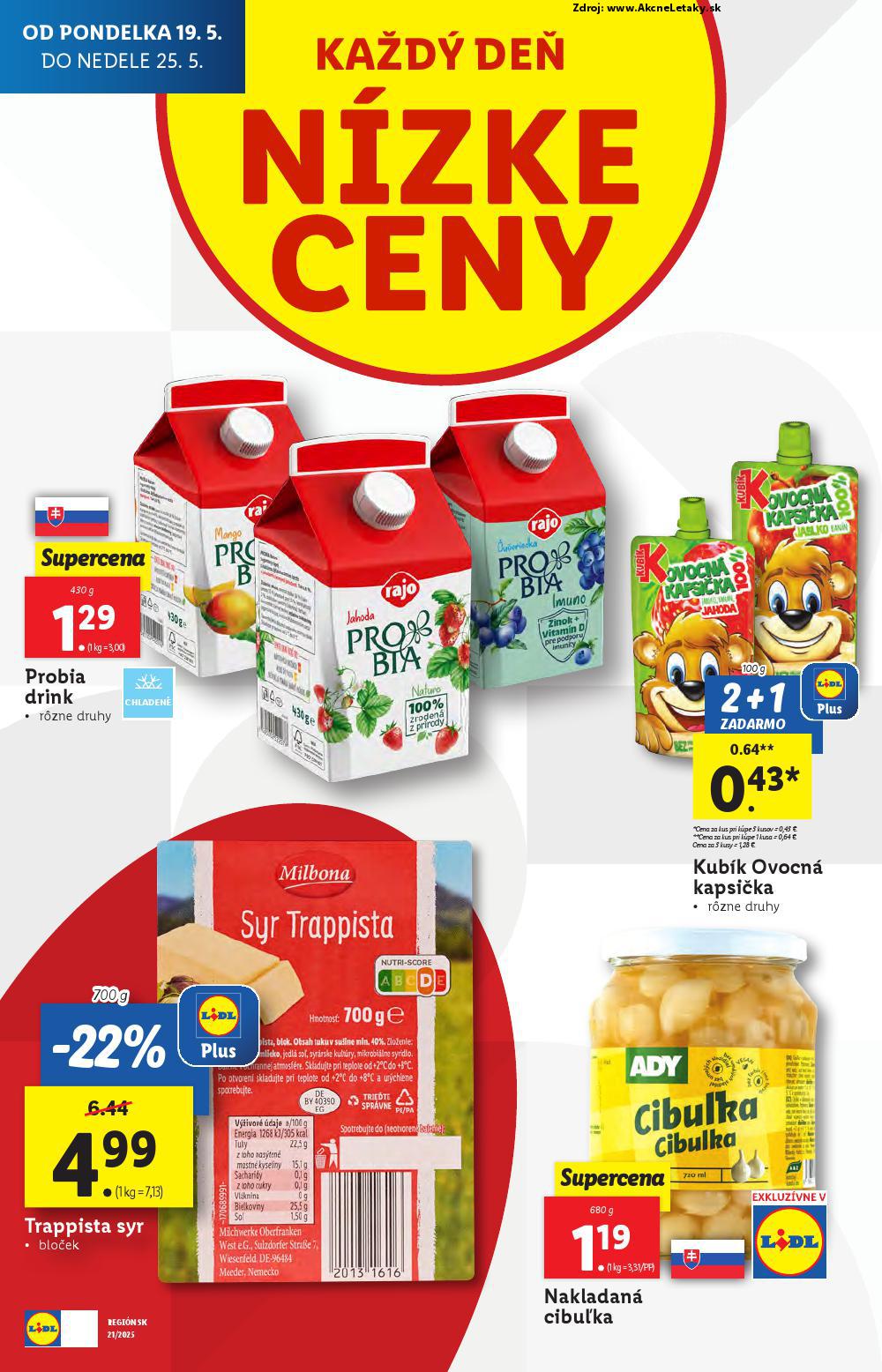 Leták Lidl (19. 5. - 25. 5. 2025) - strana 36 z 108